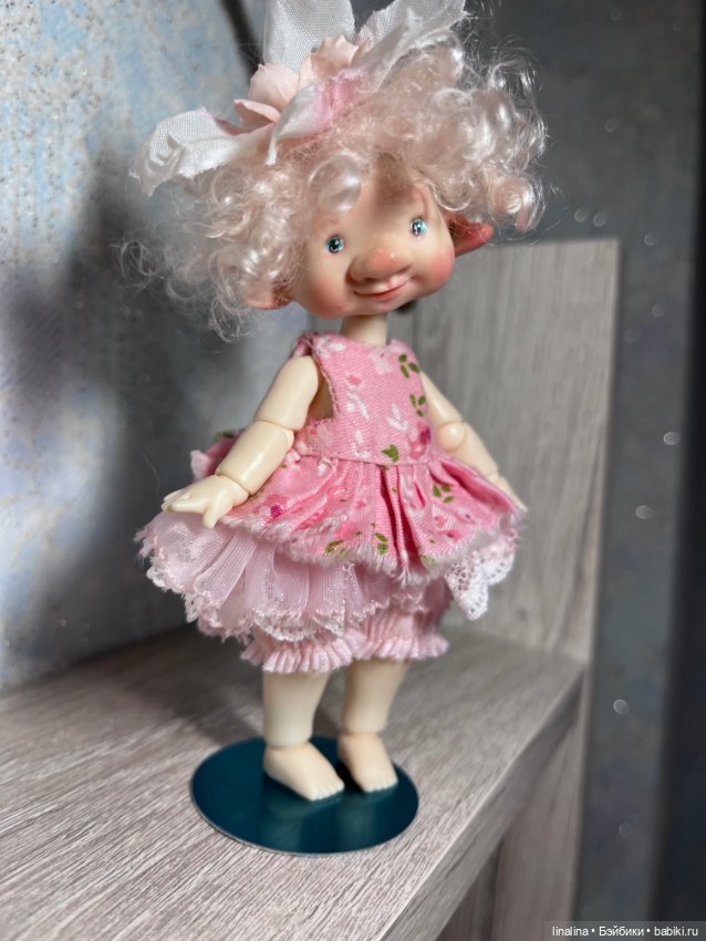 Авторская малышка на бжд теле (фото 2)