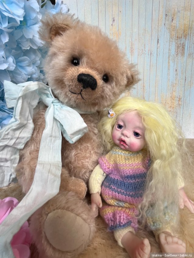 Мишка Тедди и куколка вместе (фото 5)