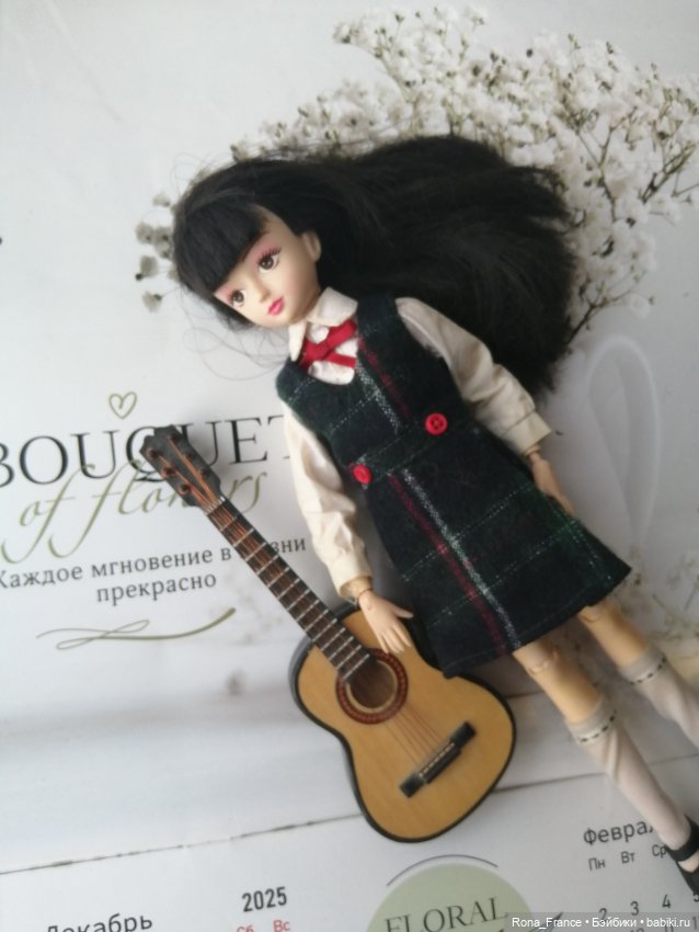 Сяо Цзин Xiao Jing Doll В школьной форме (вариант 4) (25 см) (фото 4)
