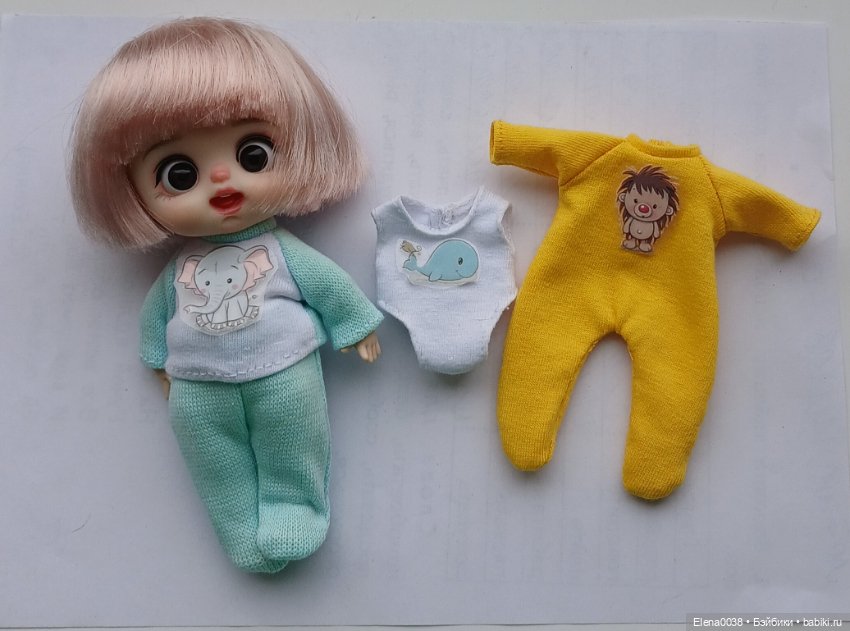 Одежда для оби малышей 8см ( тело пухлое)