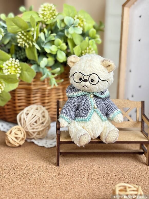 Мини тедди мишка Тиббо — Авторские игрушки (фото 4)