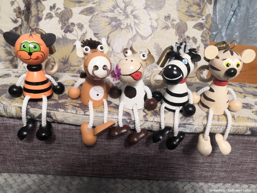 Деревянные попрыгунчики — Игрушки для детей