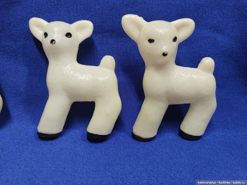 Целлулоидные оленята .козлята погремушки (фото 3)