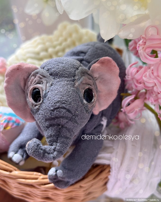 Слонёнок Надюша 🌸 — Авторские игрушки (фото 6)