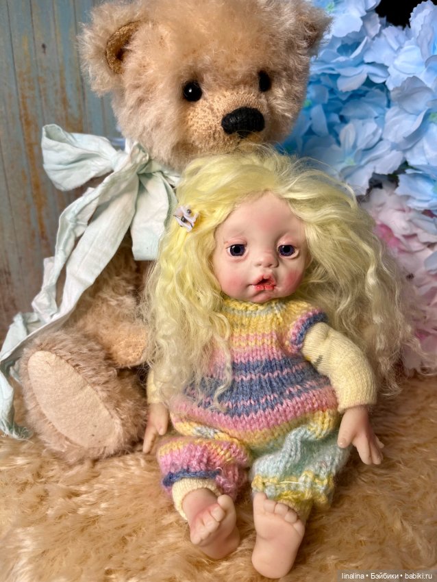 Мишка Тедди и куколка вместе (фото 2)