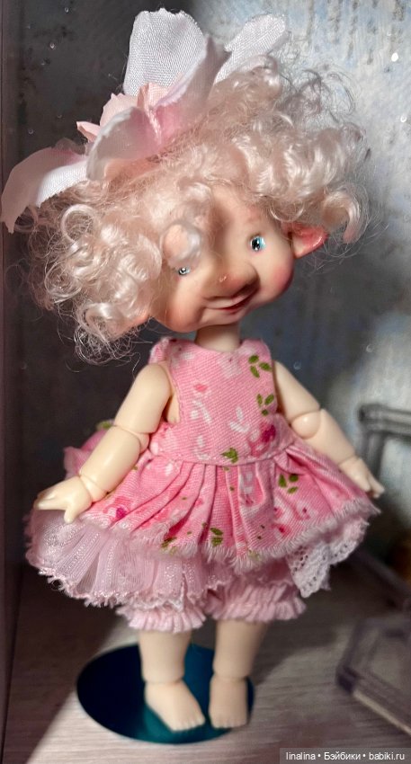 Авторская малышка на бжд теле (фото 4)