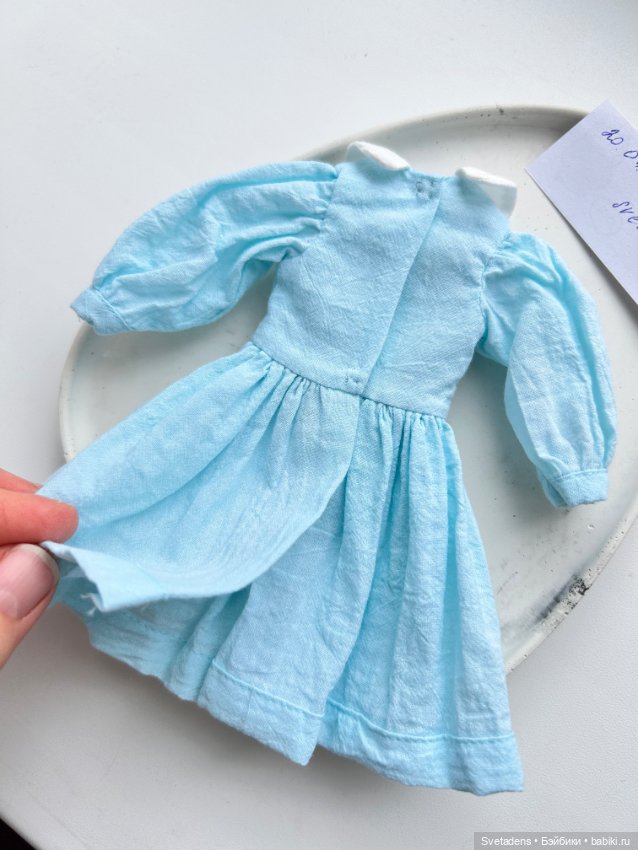 Платье и панталоны для куклы 30 см (фото 3)