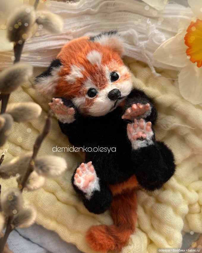 Красная панда Герми — Авторские игрушки (фото 4)