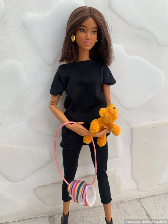 Плюшевый мишка в сумочке — Авторские игрушки (фото 3)