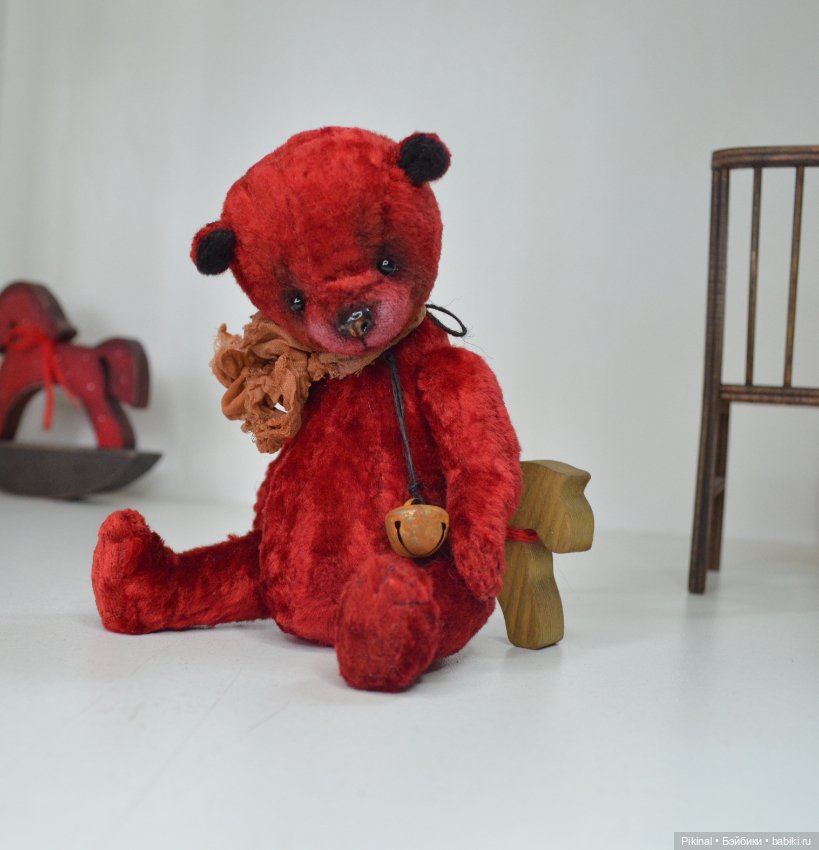 Винтажный мишка) — Авторские игрушки (фото 6)