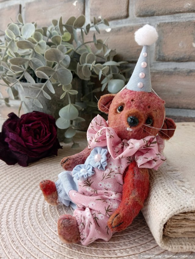 Маленький мышонок тедди — Авторские игрушки (фото 8)