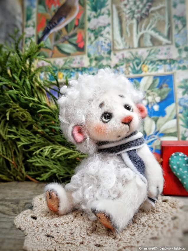 Овечка Мороженка — Авторские игрушки (фото 8)