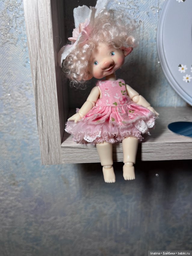 Авторская малышка на бжд теле (фото 6)