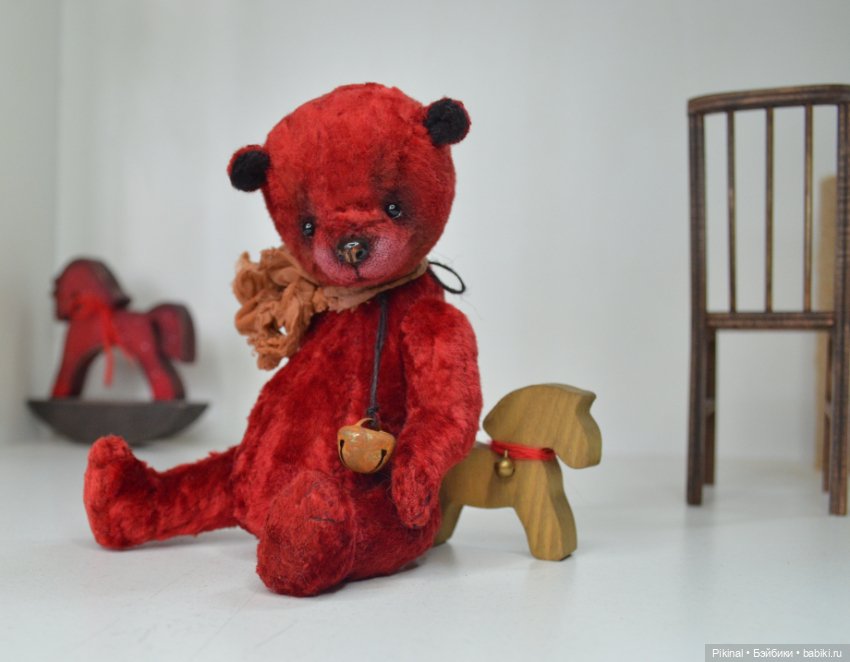 Винтажный мишка) — Авторские игрушки (фото 3)