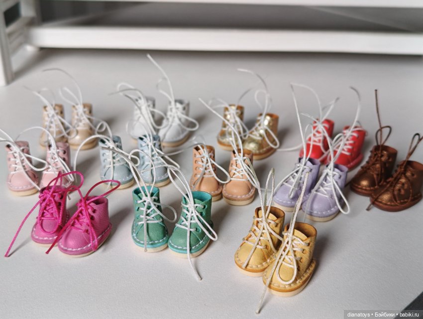 Обувь для маленьких кукол, натуральная кожа (фото 2)