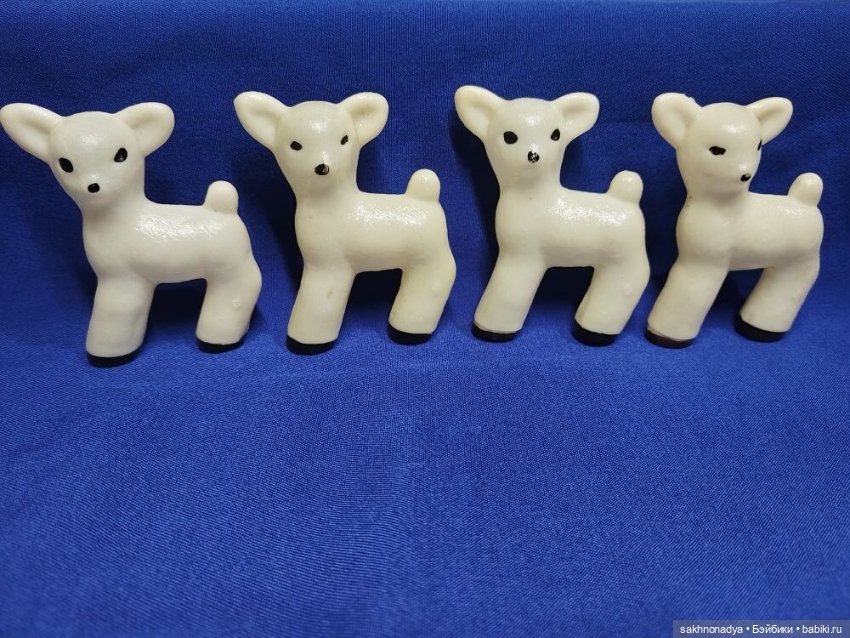 Целлулоидные оленята .козлята погремушки (фото 2)