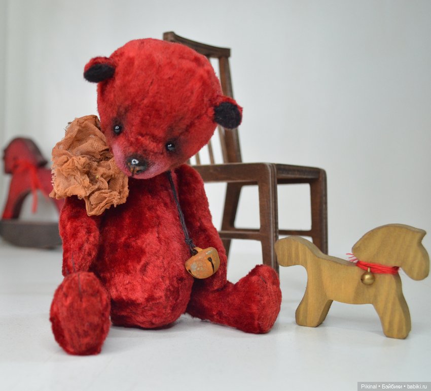 Винтажный мишка) — Авторские игрушки (фото 4)