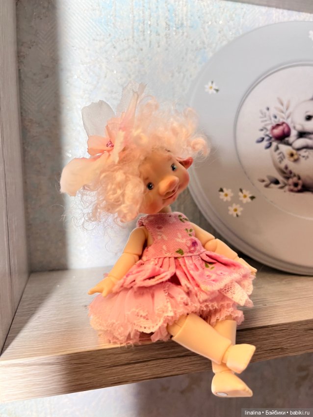 Авторская малышка на бжд теле (фото 3)