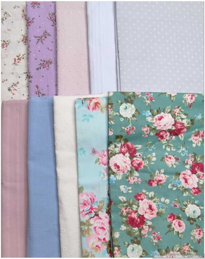 Ткань, хлопок , отрезы , лоскут для кукольной одежды и рукоделия (фото 10)