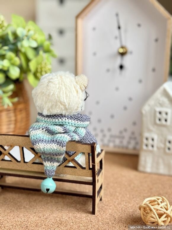 Мини тедди мишка Тиббо — Авторские игрушки (фото 5)