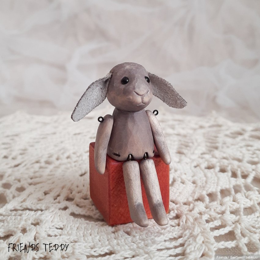 Деревянный кролик — Статуэтки