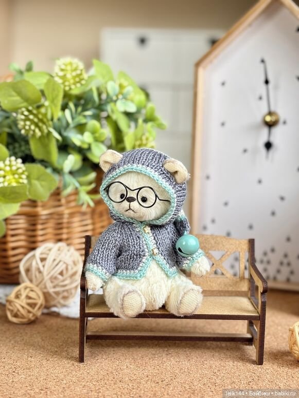 Мини тедди мишка Тиббо — Авторские игрушки