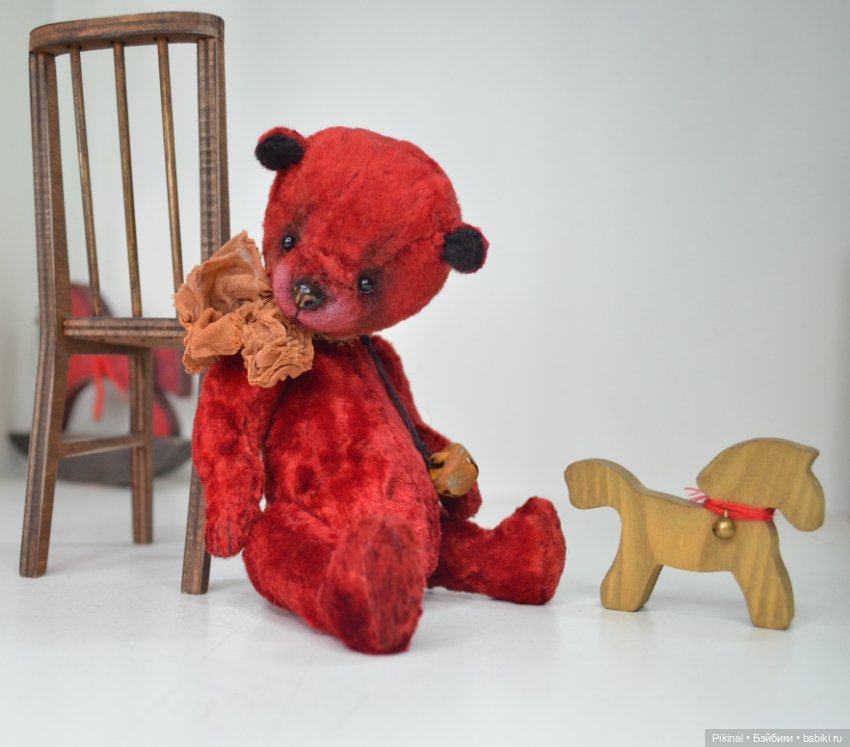 Винтажный мишка) — Авторские игрушки (фото 7)