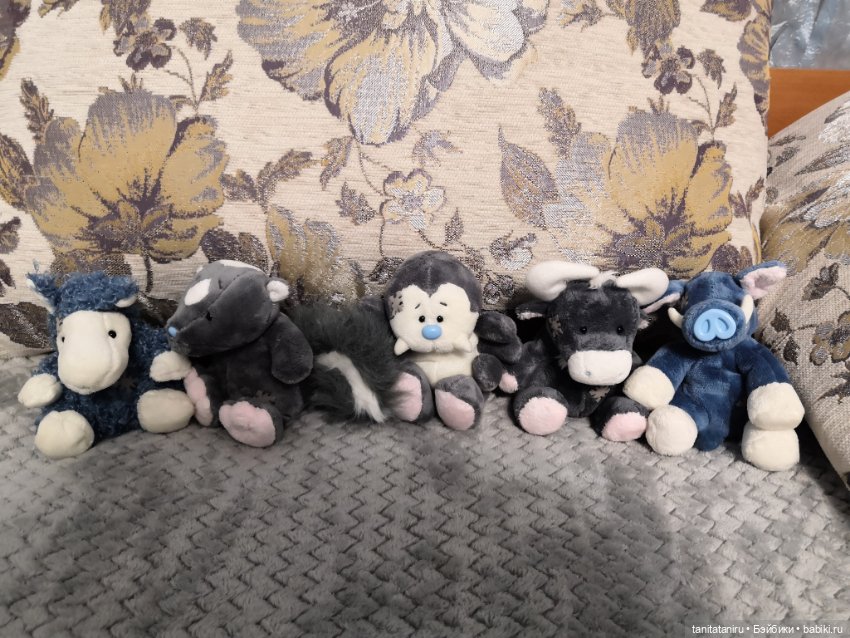 My Blue Nose Friends plush Голубоносики