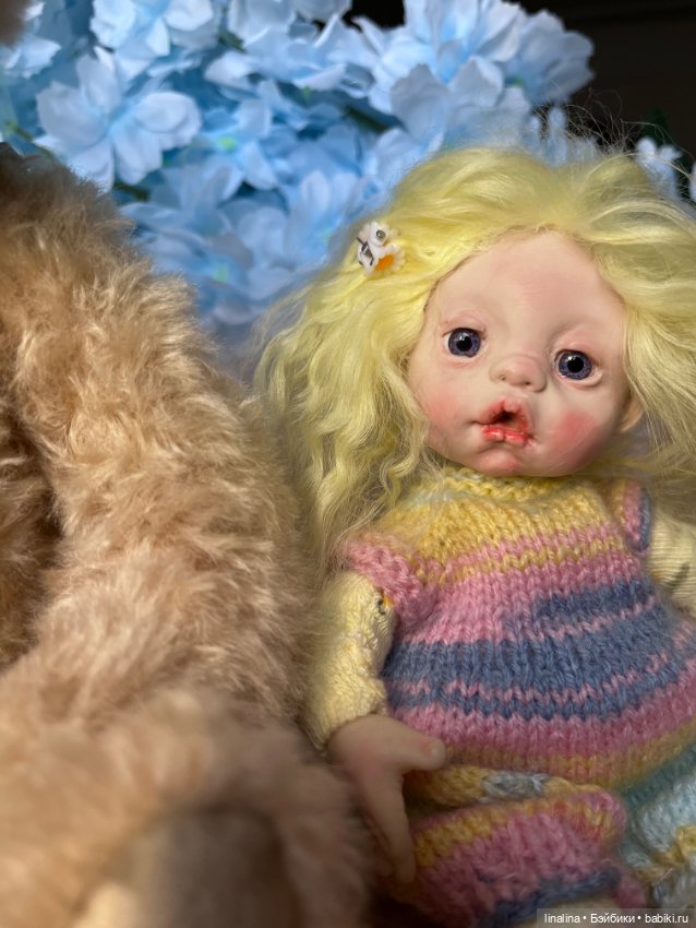 Мишка Тедди и куколка вместе (фото 3)