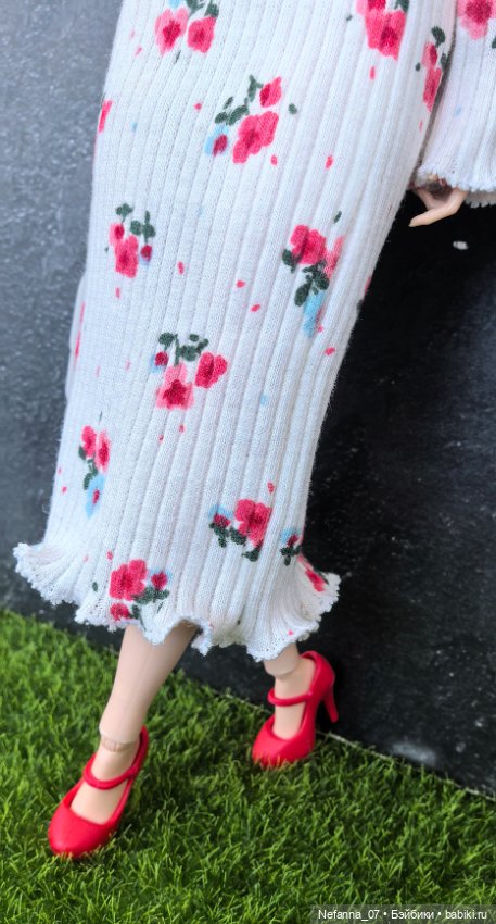 Платье для пышки Барби — Одежда для кукол (фото 5)