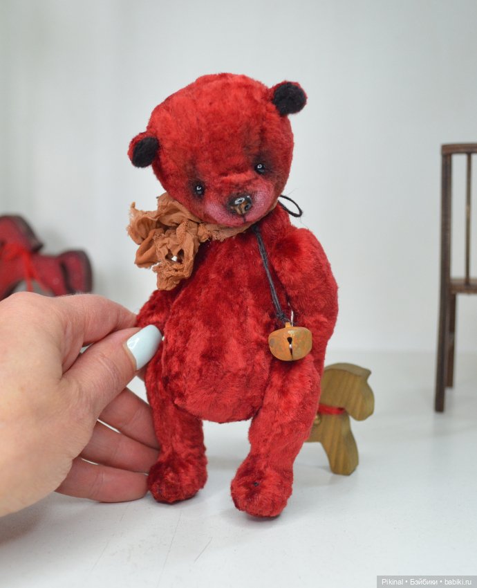 Винтажный мишка) — Авторские игрушки (фото 9)