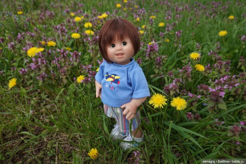 Вихтель Руди от Rosemarie Anna Muller с новыми стеклянными глазками