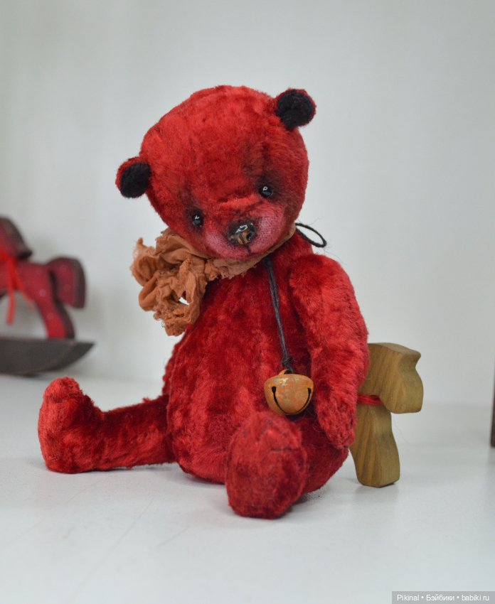 Винтажный мишка) — Авторские игрушки (фото 8)