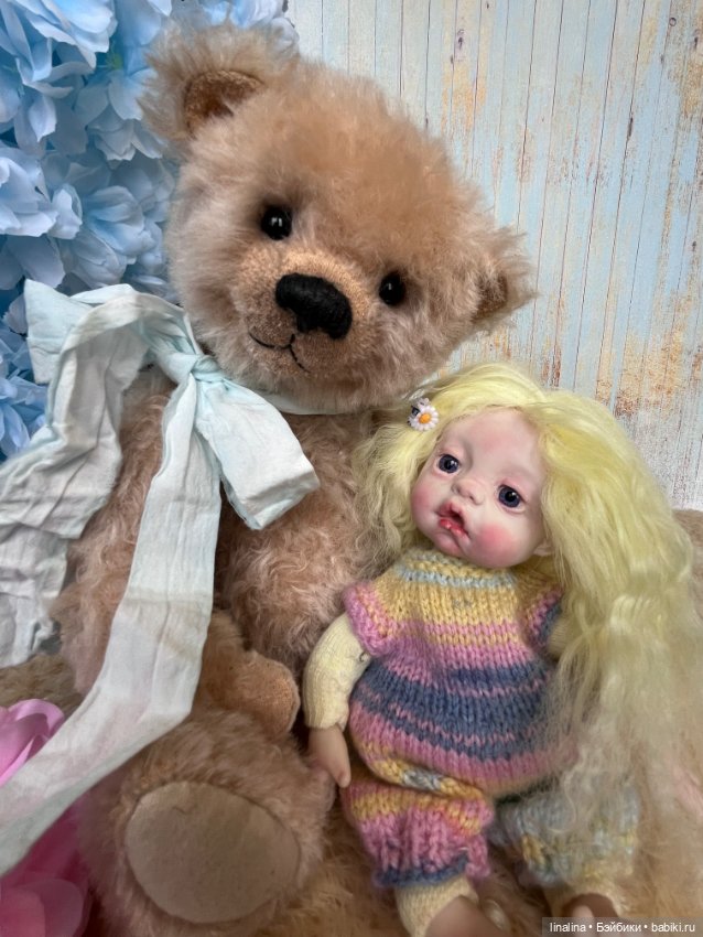 Мишка Тедди и куколка вместе (фото 6)
