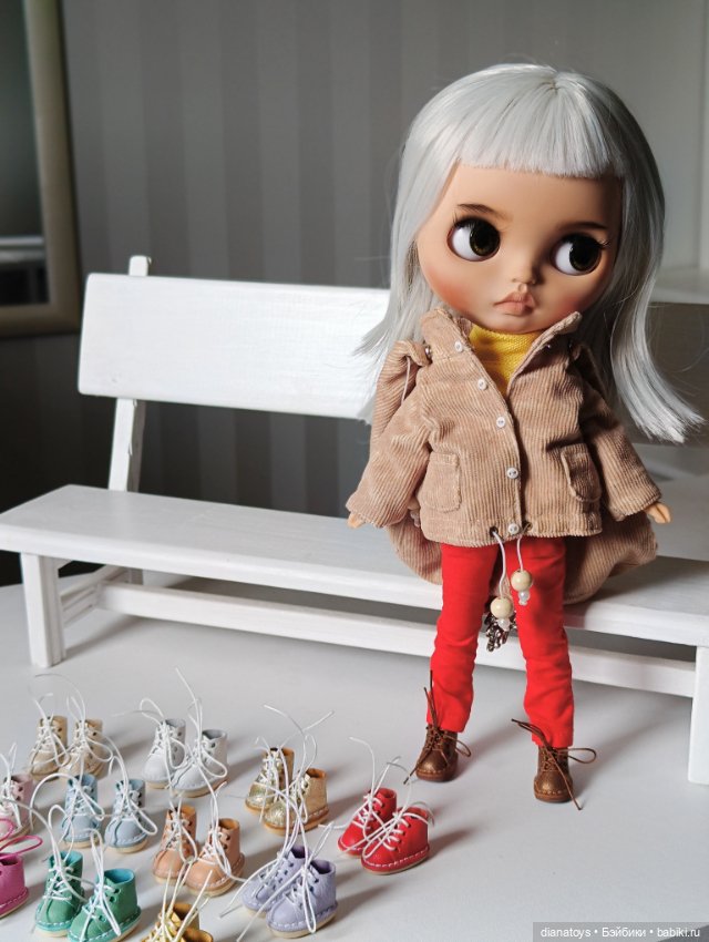 Обувь для маленьких кукол, натуральная кожа (фото 8)