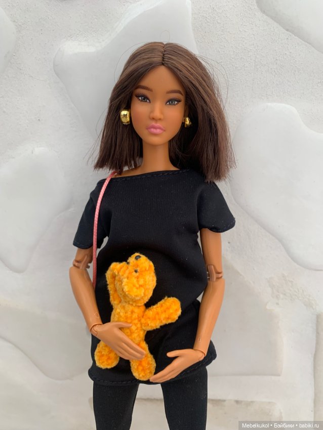 Плюшевый мишка в сумочке — Авторские игрушки (фото 4)