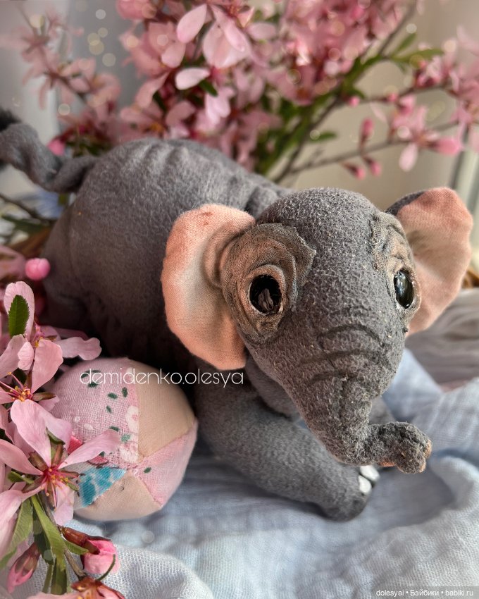 Слонёнок Надюша 🌸 — Авторские игрушки (фото 2)