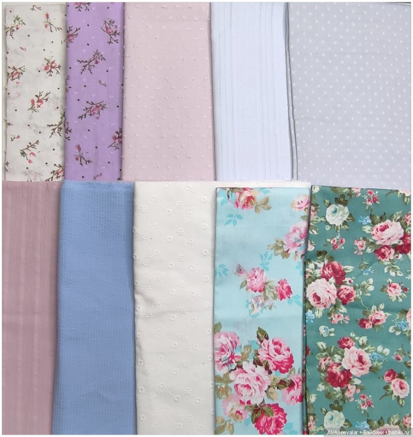 Ткань, хлопок , отрезы , лоскут для кукольной одежды и рукоделия