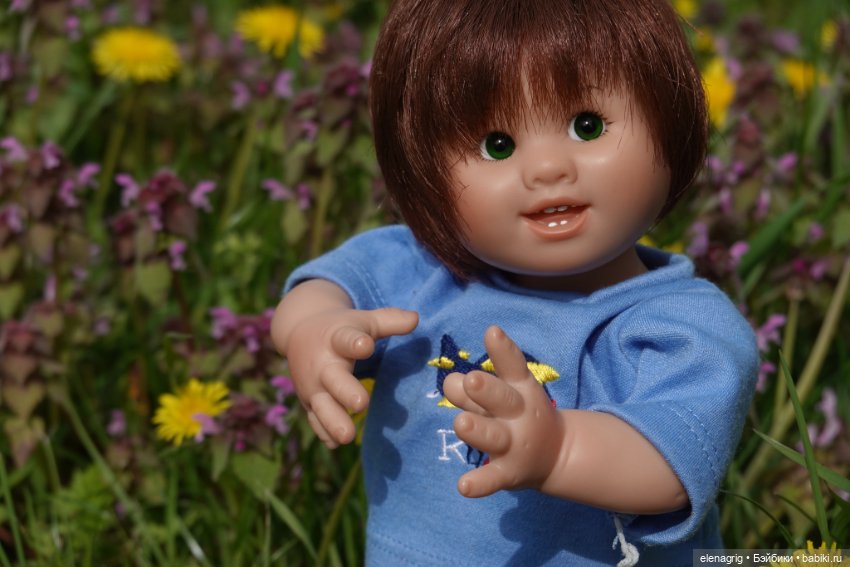 Вихтель Руди от Rosemarie Anna Muller с новыми стеклянными глазками (фото 3)