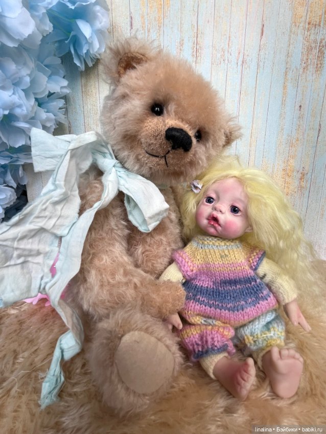 Мишка Тедди и куколка вместе (фото 8)