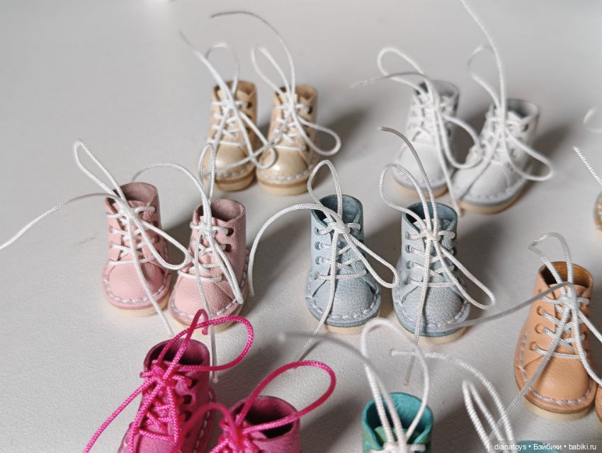 Обувь для маленьких кукол, натуральная кожа (фото 5)