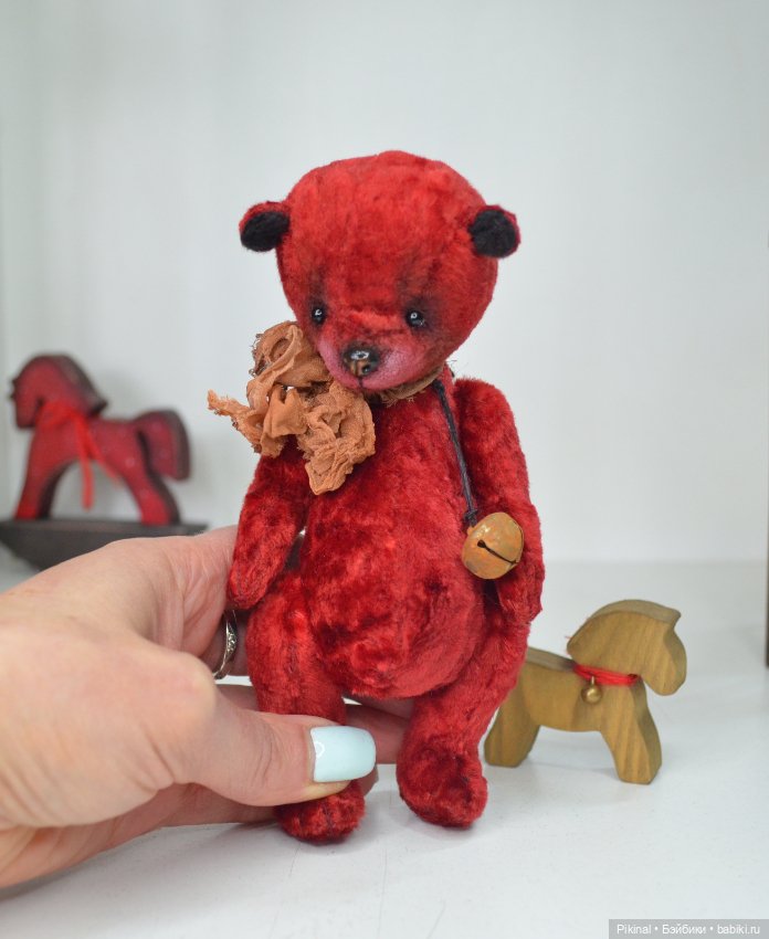 Винтажный мишка) — Авторские игрушки (фото 2)