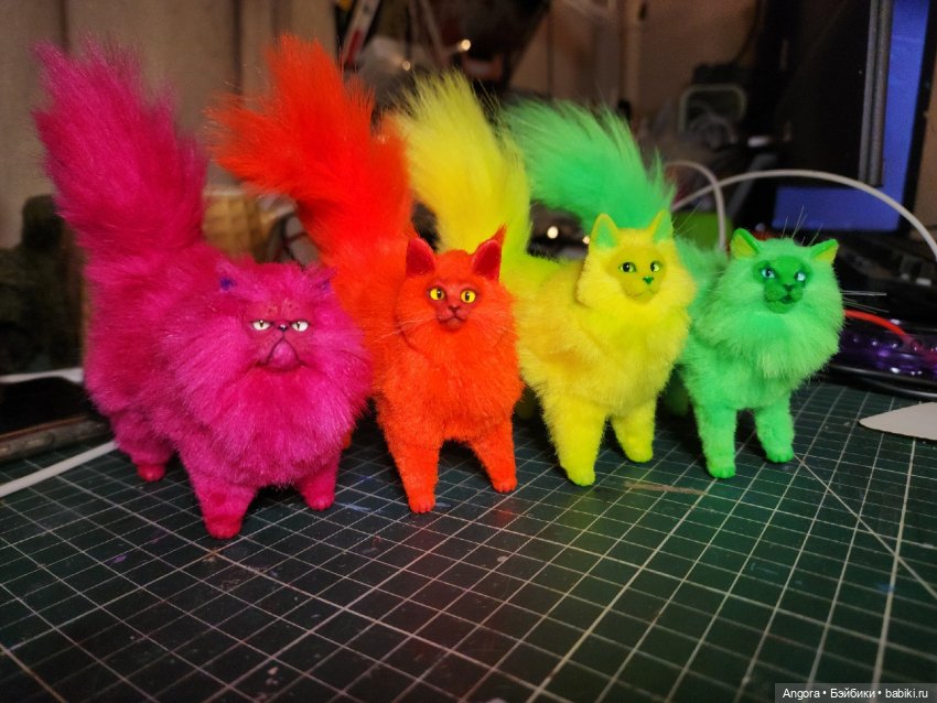 Котик от Кошки-матрёшки, коллекция "радиоактивные" (фото 6)