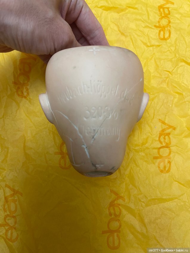 Антикварная фарфоровая голова Heubach Koppelsdorf 320 (фото 5)