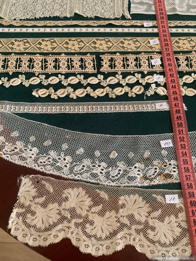 Лот антикварного и винтажного кружева (фото 4)
