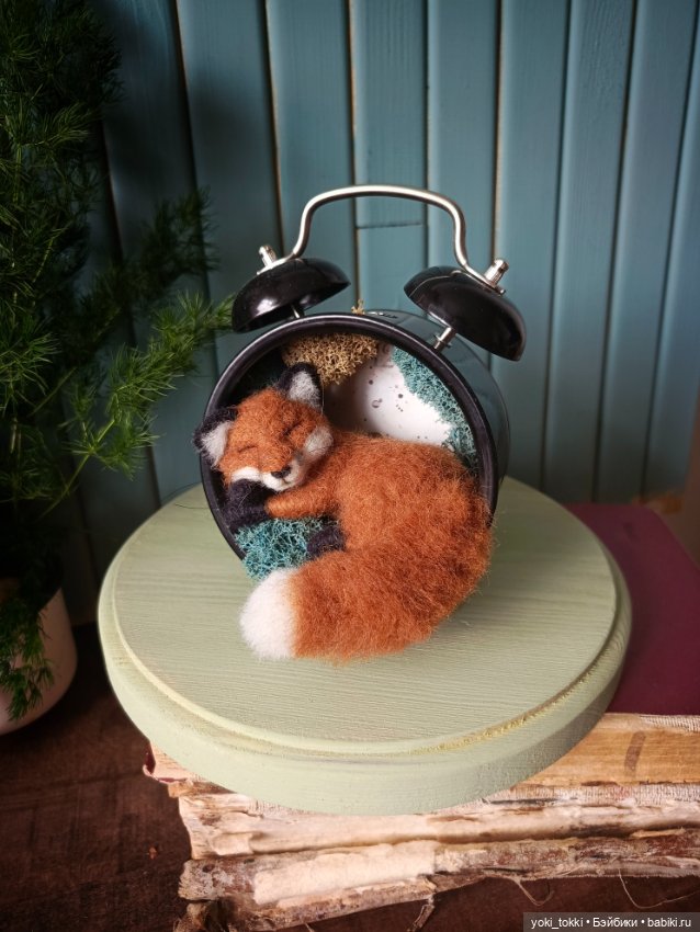 Лиса в будильнике — Авторские игрушки