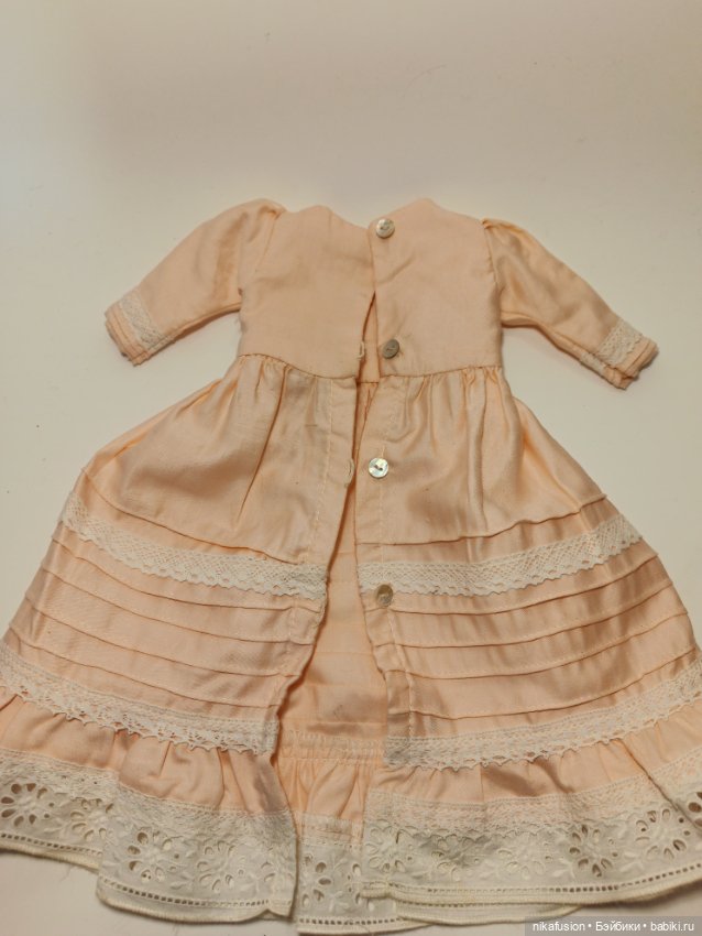 Платье на антикварную или винтажную куклу рост 40-45 см (фото 9)