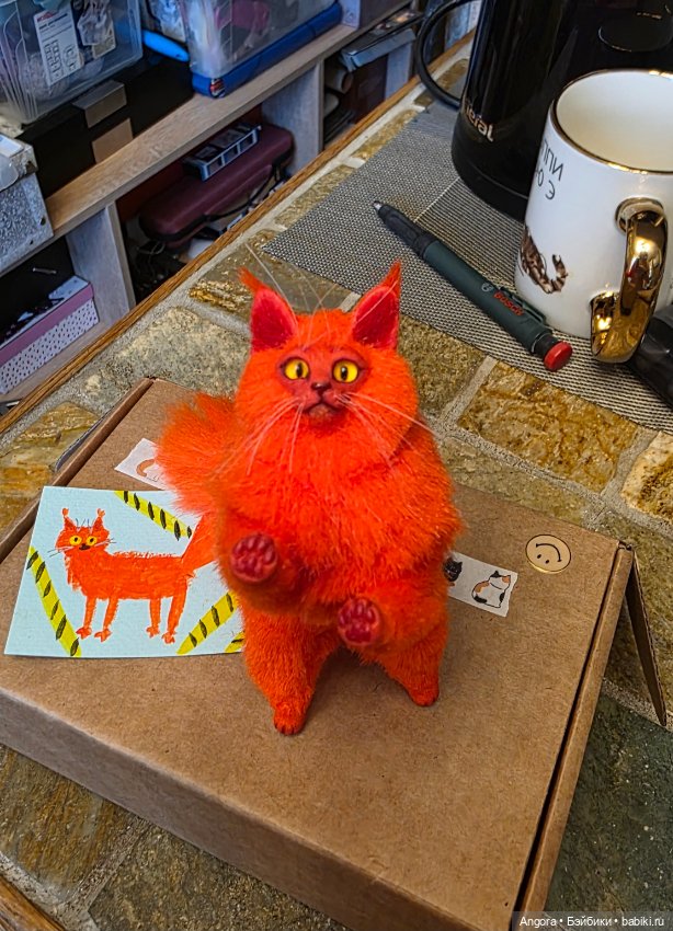 Котик от Кошки-матрёшки, коллекция "радиоактивные" (фото 2)