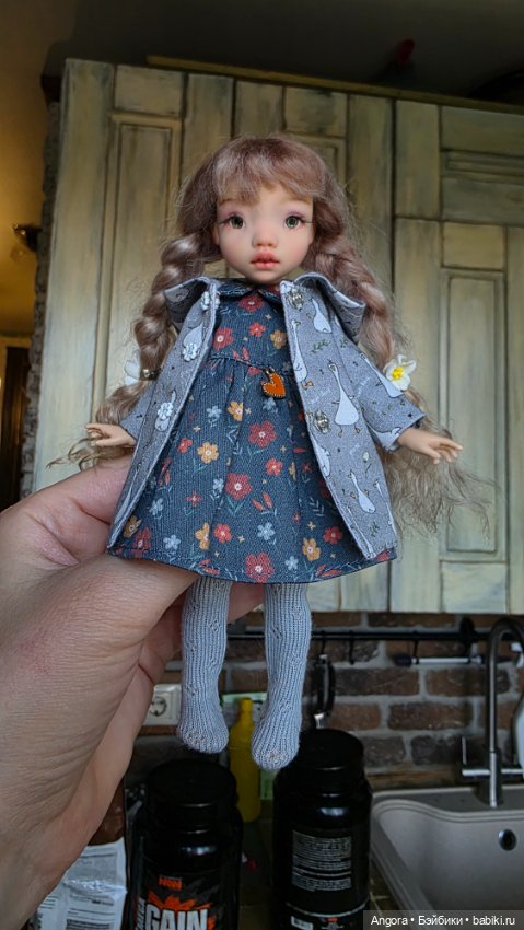 Мими от Pikacha Doll, спящее личико и парик в комплекте (фото 6)