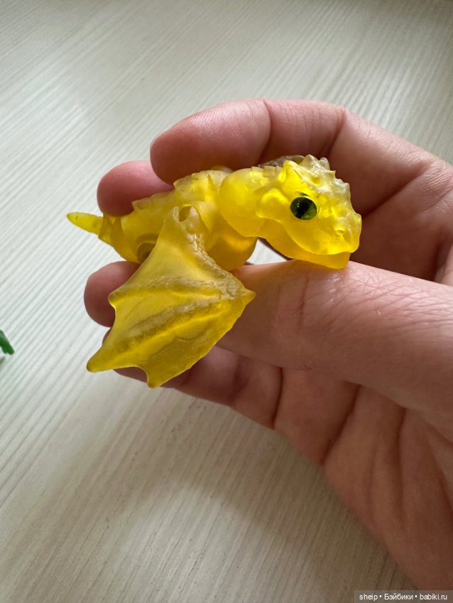 Infantem дракон от Аленки Амикус желтый (фото 6)